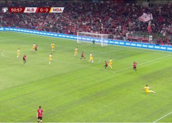 Air Albania në festë! Shqipëria shënon golin e dytë ndaj Moldavisë –