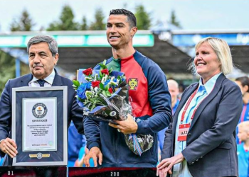 Festë e dyfishtë për CR7 në duelin ndaj Islandës –