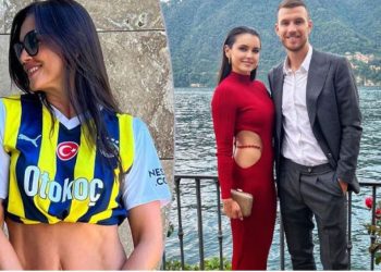 Gruaja e Dzekos poston me fanellën e Fenerbahce –