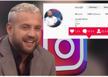 Mposhtet Luizi në Instagram, ja kush ia zë vendin në “fron” –