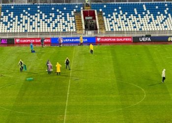 Reshjet ‘non-stop’ në Prishtinë, ja gjendja aktuale e stadiumit “Fadil Vokrri” –
