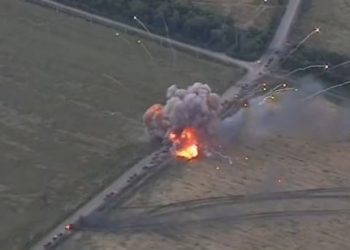 Sulmohet një kolonë ushtarake ruse afër rajonit Zaporizhia –