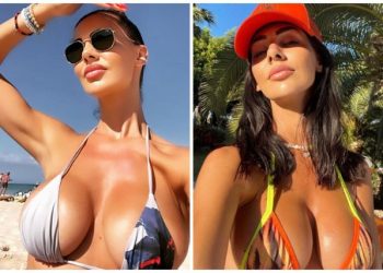 FOTO/ Modelja shqiptare shfaqet topless –