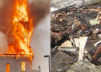 Rrufeja shkrumbon Kishën 280-vjeçare