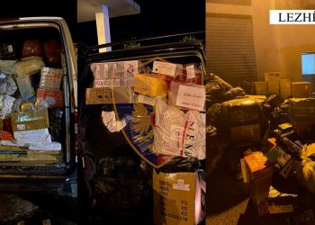 Sekuestrohen mallra kontrabandë, ndalohen dy persona në Lezhë –