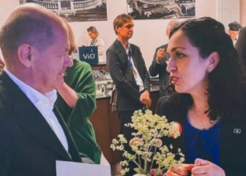 Osmani takohet me kancelarin dhe presidentin gjerman, diskutojnë për situatën në veri –