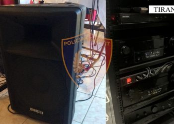Policia procedon dy persona për muzikë të lartë në Tiranë –