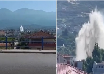 Plas në mes të Tiranës….Kaos tek banorët