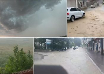 Përmbytet Kosova, shi i rrëmbyeshëm dhe erë e fuqishme në disa qytete –