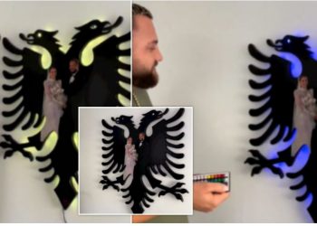 Çfarë po ndodh? Luizi shfaqet me shqiponjë, ia ka sjellë…