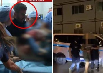 Me pranga në duar, ja momenti i arrestimit të Valter Bamit (VIDEO) –
