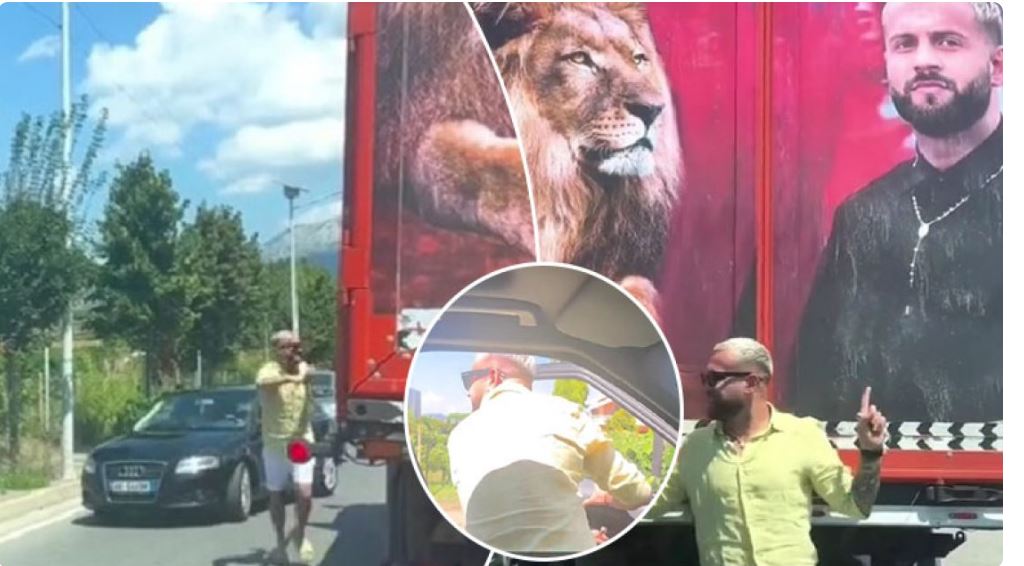 Luizi sheh posterin e tij në kamion, ja çfarë bën –