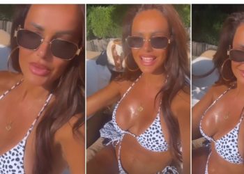 Xhuli Nura publikon fotot hot me bikini –
