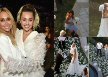 Miley Cyrus bëhet dëshmitare në martesën e nënës së saj –