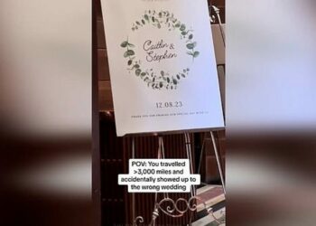 Udhëtoi 5 mijë kilometra për martesën e shoqes, por ngatërron sallën –