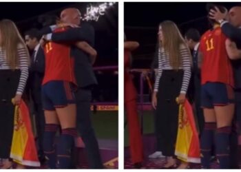 E puthi në buzë, ministri i Sportit kundër Rubiales: Kërko falje! –