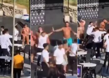 Sherr me karrige në një hotel në Turqi (VIDEO) –