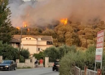 Greqi/ Zjarr i madh në ishullin Zakynthos, autoritetet japin alarmin –