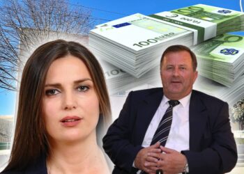 Nxënësit mësojnë në lokale, Juliana e Dimalit i jep 700 MLN lekë të shkollës Yzedin Bozhajt –