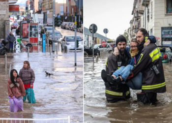 Moti i keq, Kuomo del nga shtrati. Përmbytje në Milano e Venecia –