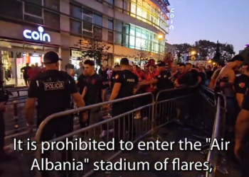 Shqipëri-Çeki, Policia tjetër mesazh tifozëve: Mos mbuloni fytyrën, ndalohen …