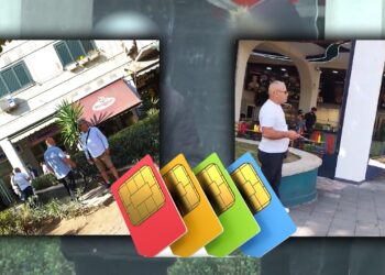 Shiten karta SIM të paregjistruara në mes të Tiranës, përdoren për krime –