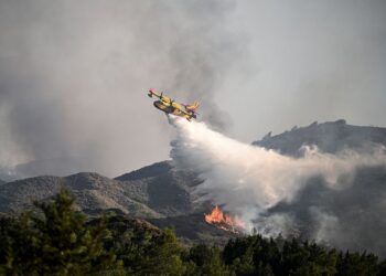 Zjarri në Pishporo, Greqia dërgon 2 avionë zjarrfikës në Fier –