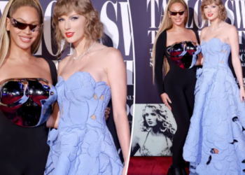 Beyonce shkëlqen në tapetin e kuq përkrah Taylor Swiftit –