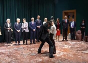 “Edi je i çmendur?!”/ Koreografi flet për kërcimin në Kryeministri –