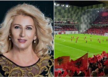 Shkurte Fejza ‘elektrizon’ tifozët kuqezi në “Air Albania” –