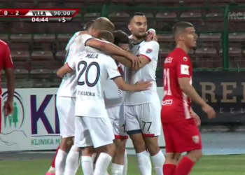 Vllaznia del me pikë të plota nga stadiumi “Skënderbeu” –