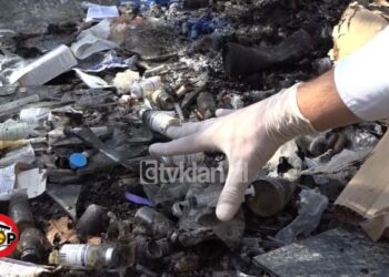 Video skandali, ilaçet e rrezikshme digjen në oborrin e kopshtit –