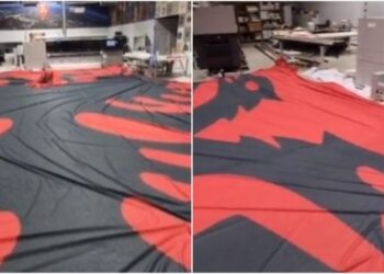 VIDEO/ Flamur gjigand në Air Albania, si ai ndaj Greqisë –