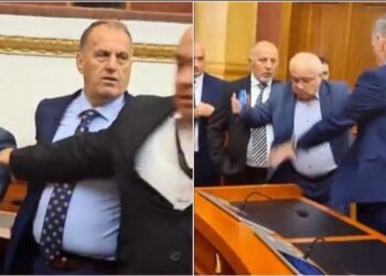 “O Xhemal mos qëllo…”, deputeti i PS dhunon deputetët e opozitës –