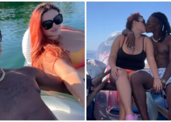 Enca dhe i dashuri i ri shihen në momente intime –