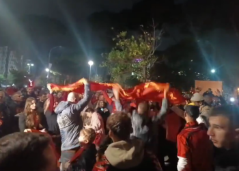 VIDEO/ Shqipëria në Euro 2024, nis festa në Tiranë –