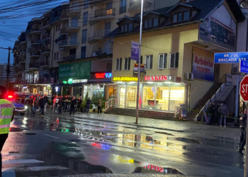 VIDEO/ Grabitja e argjendarisë, momenti kur qëllohet polici –