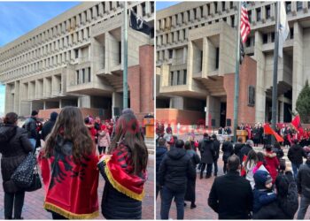 Dita e Pavarësisë, shqiptarët në Boston e ndezin atmosferën –
