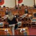 VIDEO/ Kaos në kuvend, deputetët e opozitës kthejnë sallën përmbys –