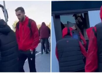 VIDEO/ Dy orë udhëtim me “Lasgushin”, “Kombëtarja” mbërrin në Moldavi –
