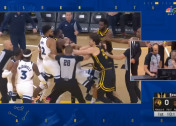 VIDEO/ Sherr masiv në ndeshjen e NBA-së, parketi kthehet në ring –