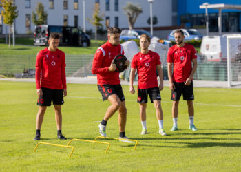 VIDEO/ Kombëtarja zhvillon seancën e radhës stërvitore, grupi i plotë nën urdhrat e Silvinjos –