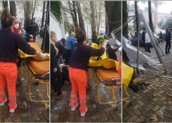 Aksident i rëndë pranë Kryeministrisë, makina përplas çiftin… –