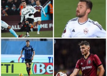 Futbollistët e Kombëtares shqiptare shkëlqejnë në arenën europiane –