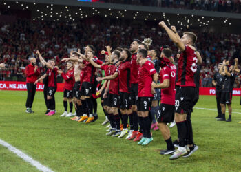 Paraqitjet e legjionarëve / Daku gol vendimtar, shënojnë edhe Shpendi e Civeja nga U-21 –