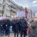 Serbët protestojnë në Mitrovicën e Veriut kundër ndalimit të dinarit –