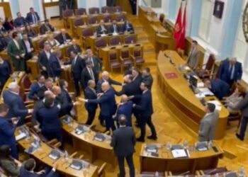 VIDEO/ Përleshje mes deputetëve në Parlament, çfarë ndodhi…