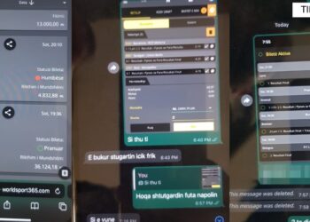 Vendosnin baste sportive, pranga dy personave në Tiranë –