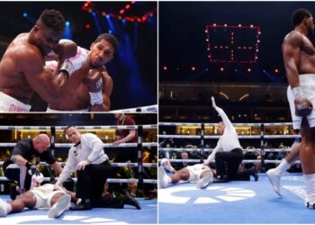 Boks, Joshua mposht Ngannou me nokaut që në raundin e dytë –