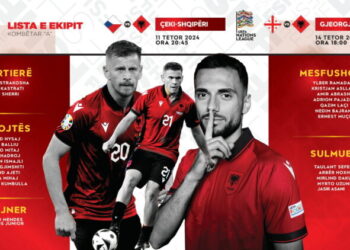 Liga e kombeve, Silvinjo publikon listën e kuqezinjve për sfidat me Çekinë dhe Gjeorgjinë